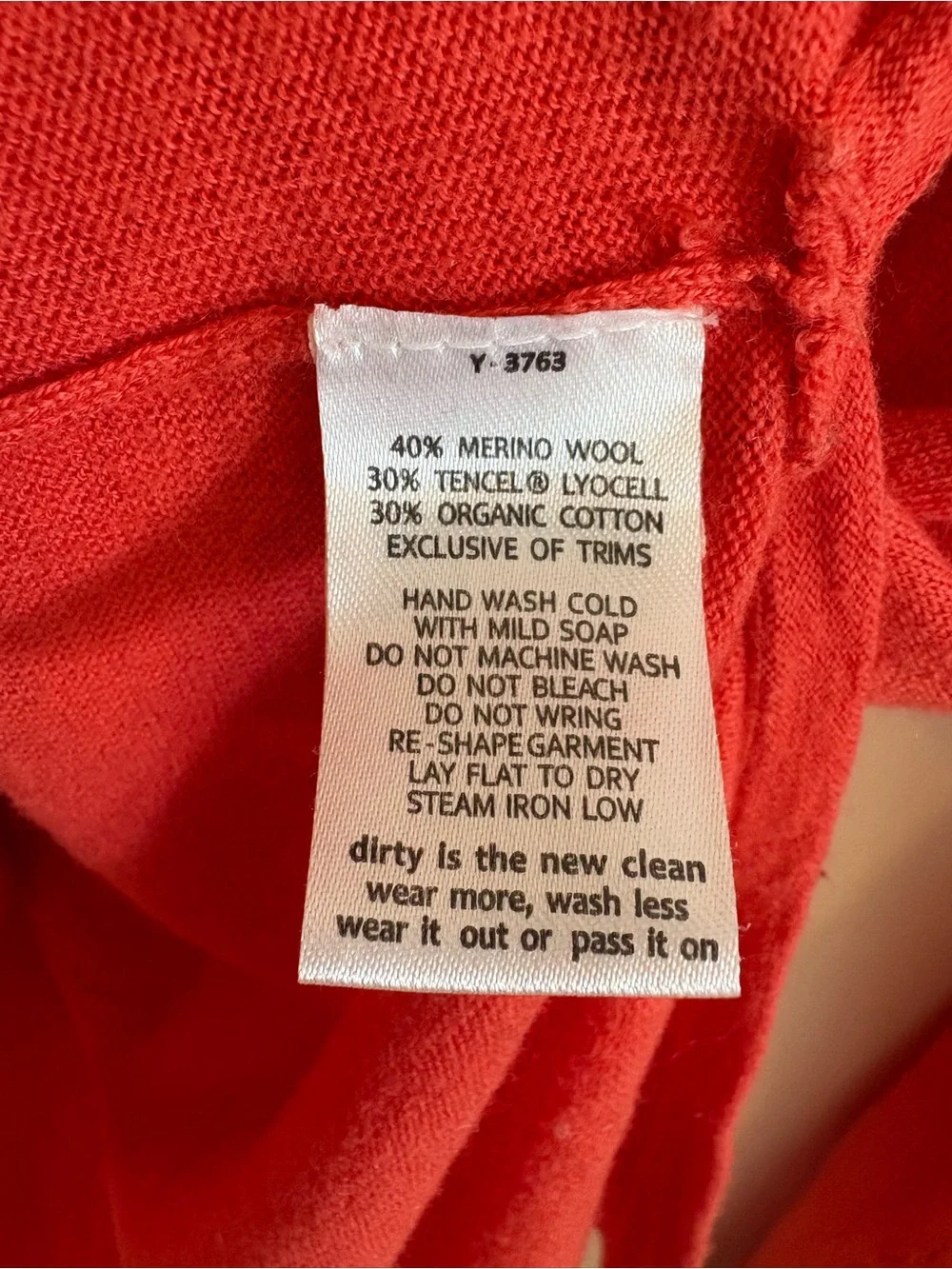 Toad & Co Jacinta‎ Wool Blend Crew Sweater Coral Medium